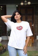 “Perfection Is Boring” tee – Red Lips