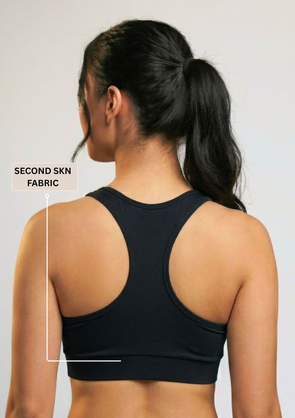 Rylax Essential Black Sports Bra