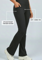 Aura - Black Flare Pants